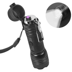 Waterproof Usb Lighter Flashlight