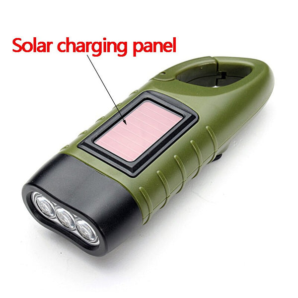 Emergency Solar Powered LED Flashlight