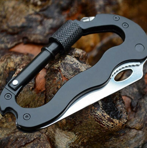 Multi-functional Carabiner Keychain