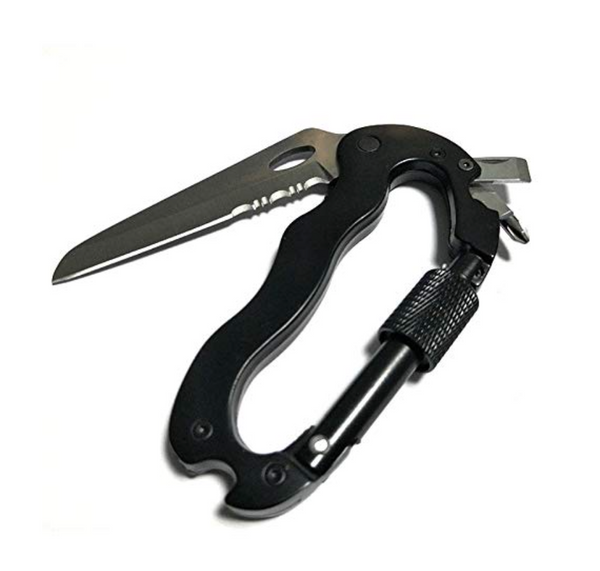 Multi-functional Carabiner Keychain