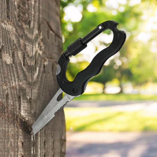 Multi-functional Carabiner Keychain